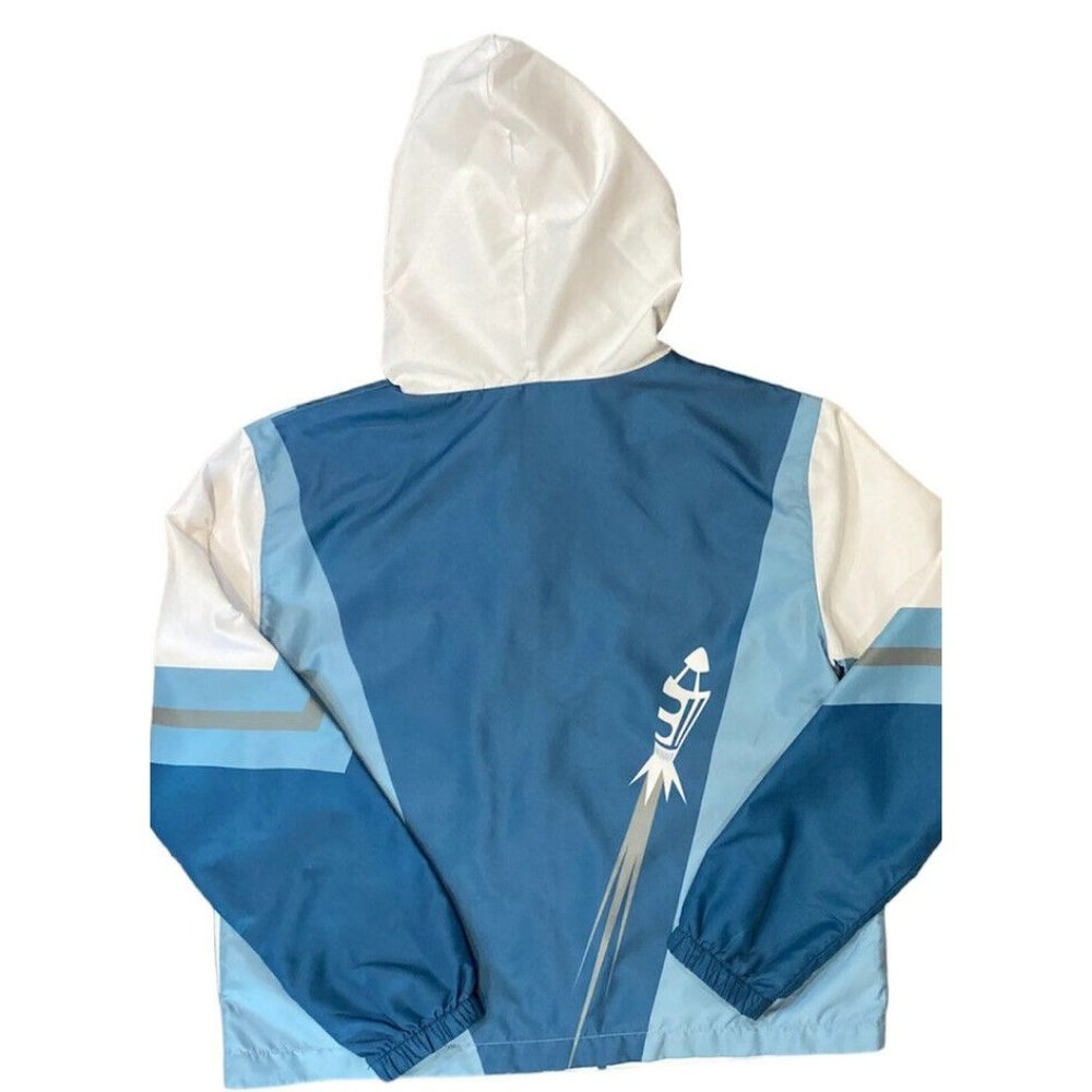 Disney Parks Space Mountain Adult Windbreaker Hooded Jacket 2X New W/Tags - Picture 2 of 5
